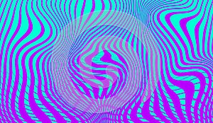 Ipnosi semitono blu un viola arte . grafico moderno 