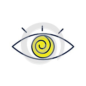 Hypnotherapy session RGB color icon