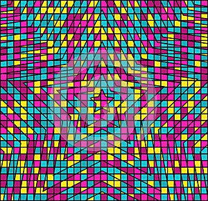 Hypnotic Background. Vector Illustration