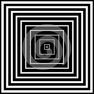 Hypnotic, geometric, repeated pattern vector background