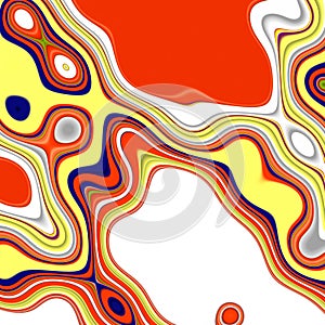 Hypnotic vibrational graphics, abstract background