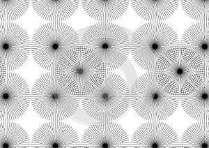 Hypnotic Movement Effect Background Pattern Texture