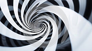 Hypnotic patterns swirling and morphing on a clean white background