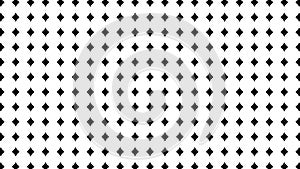 Hypnotic pulsating loopable black and white dots transition or vj background