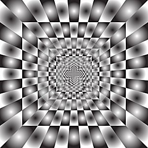 Hypnotic ray background photo