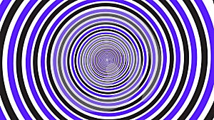 Hypnotic rotating spiral