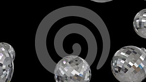 Hypnotic shiny balls, seamless loop animation