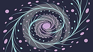 Hypnotic Spiral Pattern: Abstract Concentric Design, vector design Generative AI
