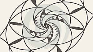 Hypnotic Spiral Pattern, Abstract Optical Illusion, Dynamic Design, vector design Generative AI