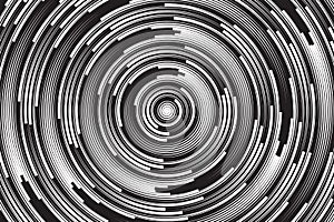 Hypnotic Spiral Vector Abstract Background