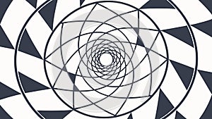 Hypnotic Swirling Spiral Pattern Abstract Geometric Vector, vector design Generative AI