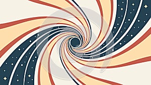 Hypnotic Swirling Vortex: Abstract Motion and Energy, vector design Generative AI