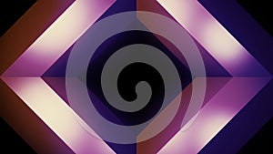 Hypnotic triangular pattern. Design. Centralized geometric pattern moves in pulsations. Hypnotic animation with