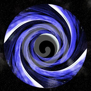 Hypnotic vortex of lunar eclipse