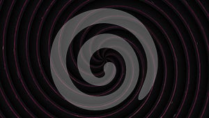 Hypnotizing black whirlpool spiral transition animation