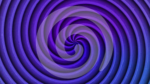 Hypnotizing blue whirlpool spiral transition animation