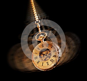 Hypnotizing pocket watch