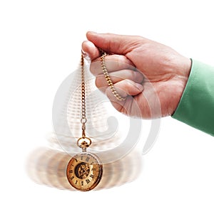 Hypnotizing pocket watch