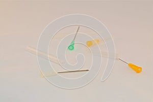 Hypodermic Needles with Sheaths