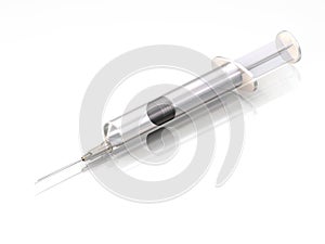 Hypodermic syringe photo