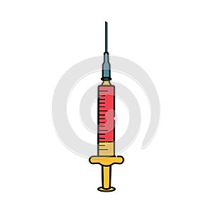 Hypodermic syringe icon.