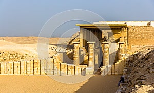 Hypostyle hall at the Pyramid of Zoser - Saqqara photo