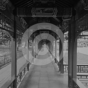 HYS0012:Zhongshan Park corridor, Beijing