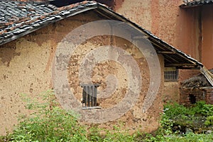HYS0038:Adobe houses in rural areas of Ganzhou suburb, Jiangxi Province, China
