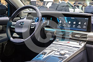 Hyundai Ioniq Electric car interior