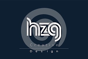 HZG Creative Unique Modern Letter Logo Design