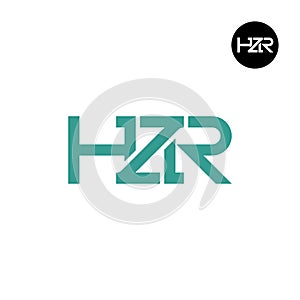 HZR Logo Letter Monogram Design