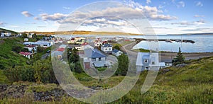 HÃÂ³lmavÃÂ­k, Iceland panorama photo