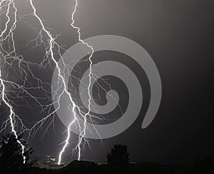 I-5 Thunderstorm In the Mid Willamette Valley