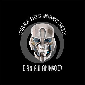 I am Android Robot Shirt Vector Graphics