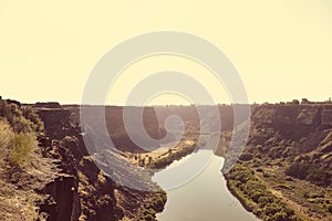 The I. B. Perrine Bridge and Snake River