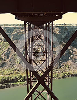 The I. B. Perrine Bridge and Snake River