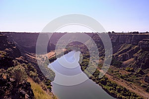 The I. B. Perrine Bridge and Snake River