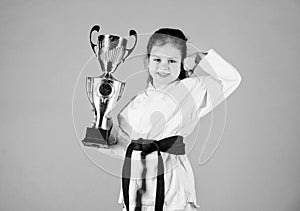I am the best. knockout. energy and activity for kids. practicing Kung Fu. happy childhood. sport success in single