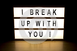 I break up img