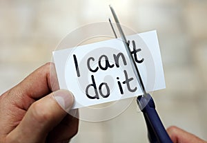 I can do it