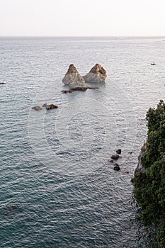 I Due Fratelli are a group of rocks located in the municipality of Vietri sul Mare, in the province of Salerno