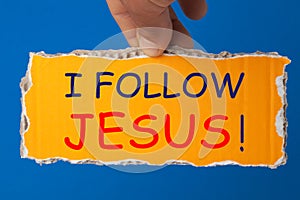 I Follow Jesus photo