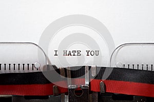 I hate you phrase