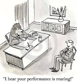 I hear your performance is roaring along