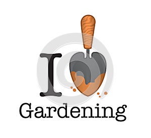 I heart gardening icon