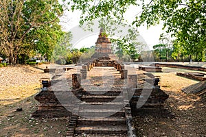 I-Kang temple or Wat I-Kang in Wiang Kum Kam archaeological site