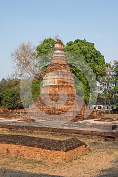 I-Kang temple or Wat I-Kang in Wiang Kum Kam archaeological site