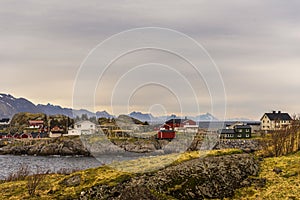 A i lofoten fishing village, Lofoten Islands