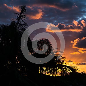 Colours of the Cuban sunset photo