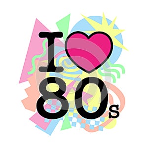 I love 80s old style